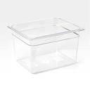 American Metalcraft Clear Polycarbonate Half Size Insert, 12 Quart