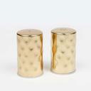 American Metalcraft Gold Hammered Salt and Pepper Shaker Set, 2 Ounce -- 1 set