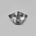 American Metalcraft Hammered Stainless Steel Squound Snack Bowl, 15 Ounce