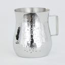 American Metalcraft Silver Stainless Steel Hammered Bell Creamer, 4 Ounce