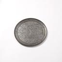 American Metalcraft Onyx Galvanized Aluminum Wide Rim Pan, 10 inch Dia X 3/8 inch Height, 6MM