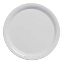 American Metalcraft Jane Collection White Melamine Narrow Rim Plate, 9 inch Dia X 3/4 inch Height