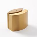 American Metalcraft Satin Gold Modern Stainless Steel Salt and Pepper Shaker Set, 4 Ounce -- 1 set