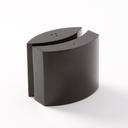 American Metalcraft Satin Black Modern Stainless Steel Salt and Pepper Shaker Set, 4 Ounce -- 1 set