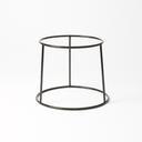 American Metalcraft Black Round Rubberized Stand, 7 1/2 x 7 1/2 inches