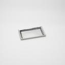 American Metalcraft Rectangular Hammered Stainless Steel Tray, 11 3/8 inch Length