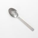 American Metalcraft Vintage Hammered Stainless Steel Slotted Spoon, 10 inch Length