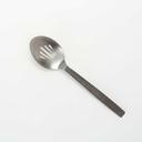 American Metalcraft Wavy Aged Stainless Steel Slotted Spoon, 10 inch Length