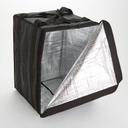 American Metalcraft Black Deluxe Pizza Delivery Bag, 19 inch Length x 19 inch Width x 27 inch Height