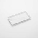 American Metalcraft White Marble Melamine Rectangle Platter, 14 inch Length