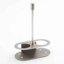 American Metalcraft Vintage Stainless Steel Caddy Only, 4-3/4 inch Length x 2-1/2 inch Width x 6-5/8 inch Height