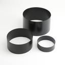 American Metalcraft Satin Black Round 3 Piece Geo Riser Set -- 1 set