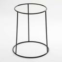 American Metalcraft Black Round Rubberized Stand, 9 7/8 x 9 7/8 inch