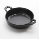 American Metalcraft Black Round Melamine Cast Iron Casserole, 7 Ounce