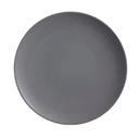 American Metalcraft Mix and Matte Collection Melamine Round Gray Coupe Plate, 11 1/2 inch Length