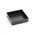 American Metalcraft Black Twilight Square Market Tray, 8 1/8 x 8 1/8 x 2 inch