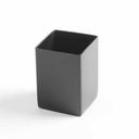 American Metalcraft Black Square Sugar Packet Holder, 2 inch Square X 2-3/4 inch Height