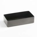 American Metalcraft Stainless Steel Black Tray, 4-1/4 inch Length x 2-1/4 inch Width x 1 inch Height