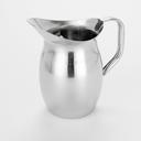 American Metalcrafts 18/8 Stainless Steel 68 Ounce Bell Pitcher with Ice Guard