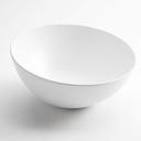 American Metalcraft Lift Collection Melamine White Angled Bowl, 110 Ounce