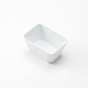 American Metalcraft White ABS Plastic Quarter Size Rectangular Insert Only, 16 Ounce