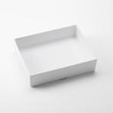 American Metalcraft Naturals Collection White Bento Box, 10-7/8 inch Length x 8-1/4 inch Width x 2-3/4 inch Height
