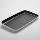 American Metalcraft Lift Collection Melamine White with Black Speckled Rectangular Platter, 22 inch Length