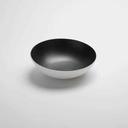 American Metalcraft Lift Collection Melamine Large White with Black Speckled Angled Bowl, 94 Ounce