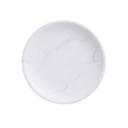 American Metalcraft Mix and Matte Collection Melamine Marble Round Coupe Plate, 6 inch Dia