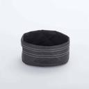 American Metalcraft Black Kraft Paper Bag, 7 inch Dia