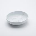 American Metalcraft White Marble Melamine Serving Bowl, 97 Ounce