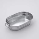 American Metalcraft Natural Galvanized Oval Tub, 9 x 6 inch