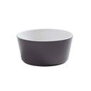 American Metalcraft Unity Collection Melamine Graphite Color Tapered Round Bowl, 16 Ounce