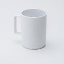 American Metalcraft Mix and Matte Collection White Tritan Mug, 12 Ounce