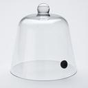 American Metalcraft Crystal Clear Polycarbonate Smoking Dome Cover, 8 1/4 inch Dia