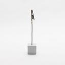 American Metalcraft Aluminum Square Alligator Clip Card Holder, 4-1/4 inch High