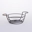 American Metalcraft Black Round Wire Basket, 8 x 3 3/4 inch