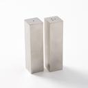 American Metalcraft Stainless Steel I Style Salt and Pepper Set, 3 3/4 x 1 inch -- 1 set