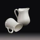 American Metalcraft The Prestige Porcelain Bell Creamer, 2.5 Ounce