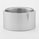 American Metalcraft Stainless Steel Satin Fininsh Wine Coaster, 4.75 x 4.75 x 2.5 inch