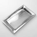American Metalcraft Heavy Duty Stainless Steel Large Rectangular Hammered Tray, 22 x 13 inch