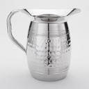 American Metalcraft Large Hammered Stainless Steel Bell Water Pitcher, 100 Ounce