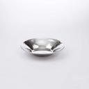 American Metalcraft Stainless Steel Small Round Hammered Tray, 8.5 x 8.5 x 1.62 inch