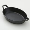 American Metalcraft Mini Round Cast Iron Casseroles with Handle, 9 1/2 x 6 3/8 x 2 inch