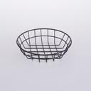 American Metalcraft Black Wire Basket, 8 x 8 x 2 inch