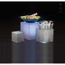 American Metalcraft Acrylic Frosted Cube Riser Set.