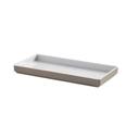 American Metalcraft Unity Collection Rectangular Melamine Mocha Serving Platter, 10 x 4 3/4 x 7/8 inch
