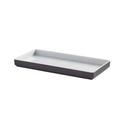 American Metalcraft Unity Collection Rectangular Melamine Graphite Serving Platter, 10 x 4 3/4 x 7/8 inch