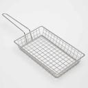 American Metalcraft Stainless Steel Rectangular Fry Basket, 9 1/2 x 6 x 1 1/2 inch