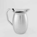 American Metalcraft Stainless Steel Satin Finish Double Wall Bell Pitcher, 44 Ounce